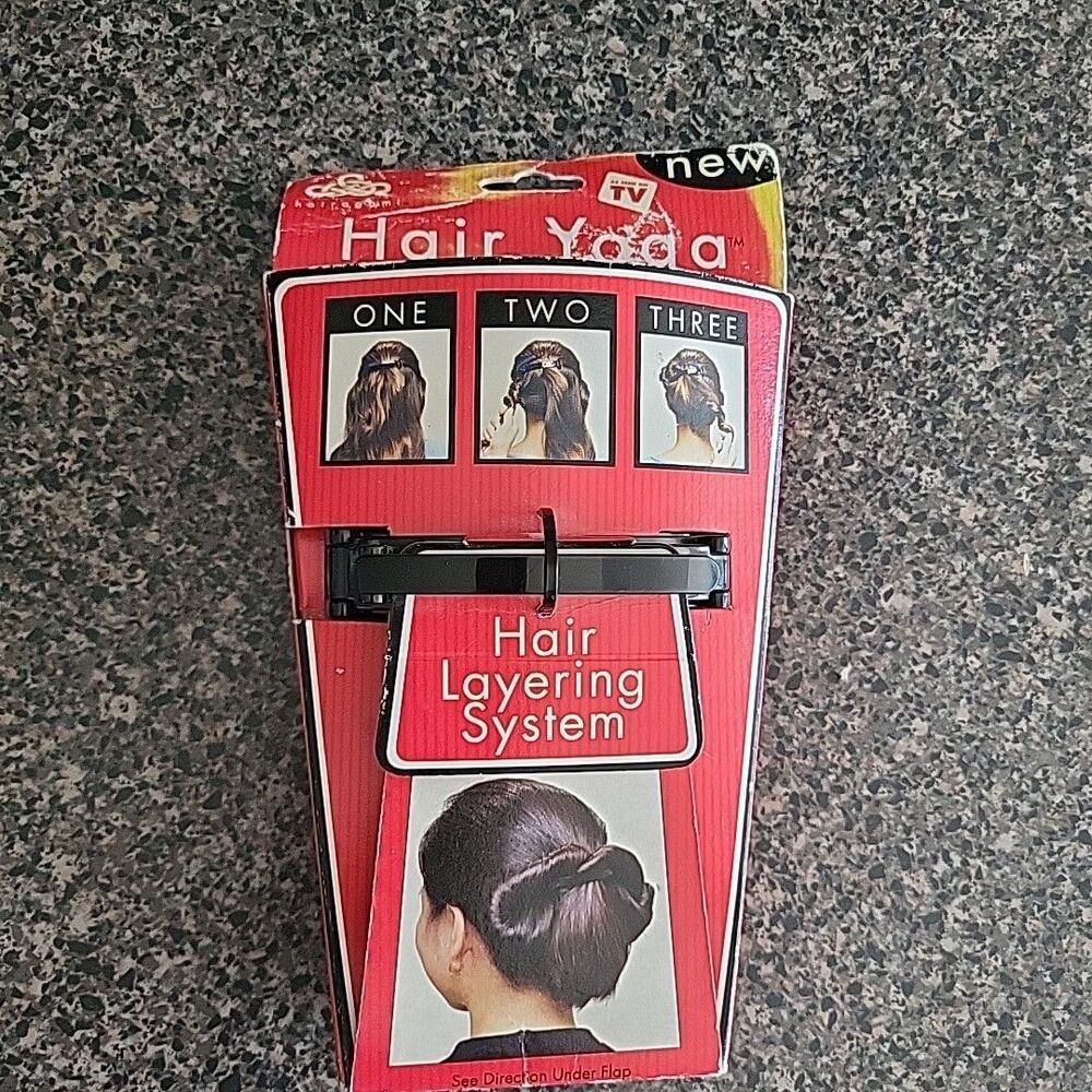 Y2K 2001 HAIRAGAMI Hair Yoga Hair Layering System Fashion Clips As‎ Seen on TV